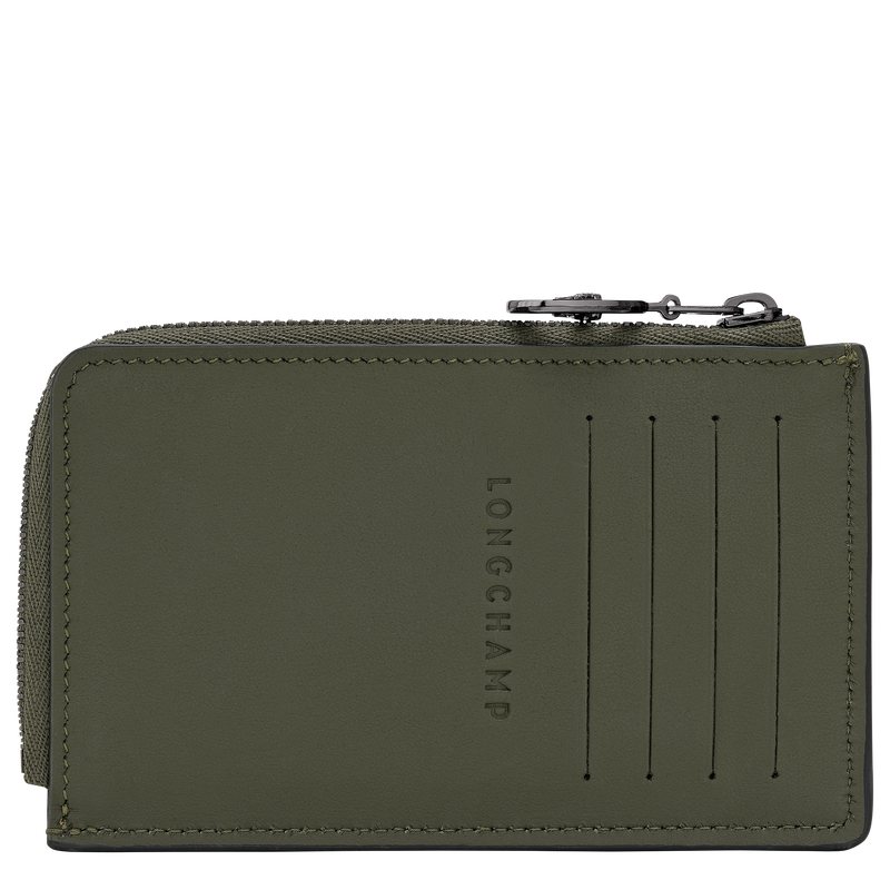 Le Pliage Xtra Card holder , Fir - Leather  - View 2 of  2