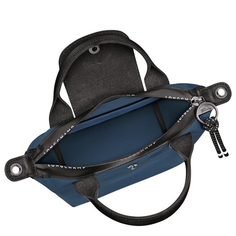 Le Pliage Energy XS Handbag , Ink blue - Recycled canvas  - View 5 of  6