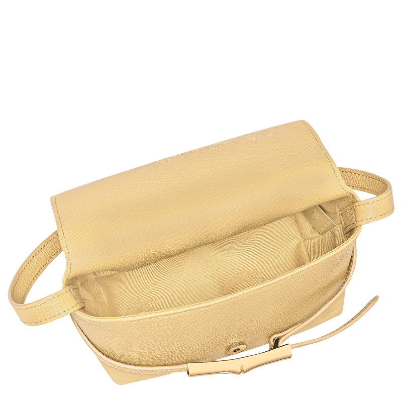 Le Smart S Crossbody bag , Hay - Leather  - View 5 of  6