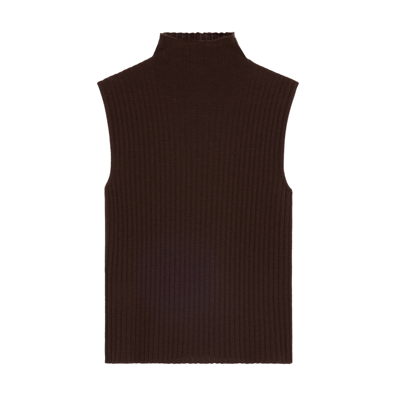 Sweater , Mocha - Knit  - View 1 of  5