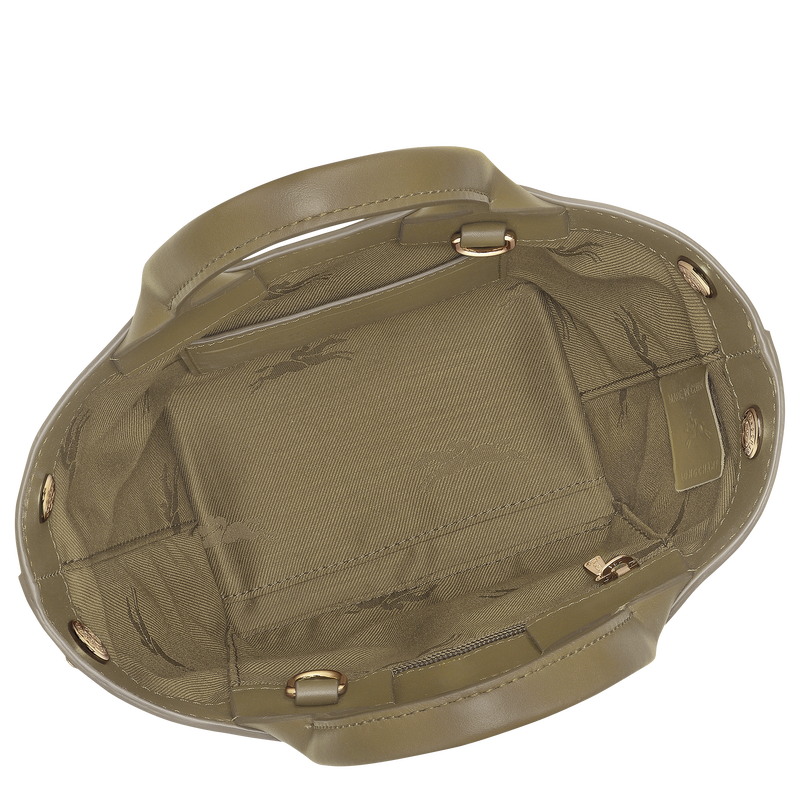 Le Roseau XS Handbag , Olive - Leather  - View 6 of  7
