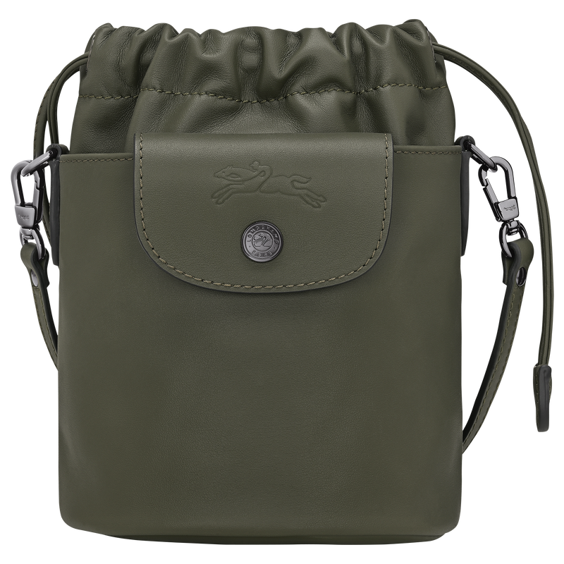Le Pliage Xtra XS Bucket bag , Fir - Leather  - View 1 of  6
