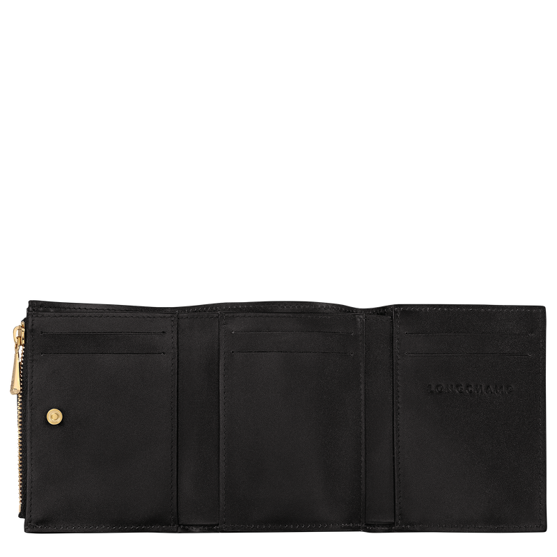 &Eacute;pure Compact wallet , Black - Leather  - View 3 of  3