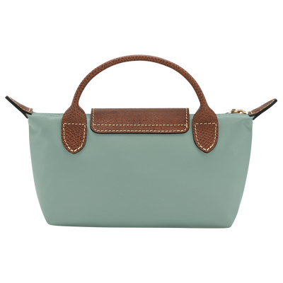 Le Pliage Original Pouch with handle, Celadon