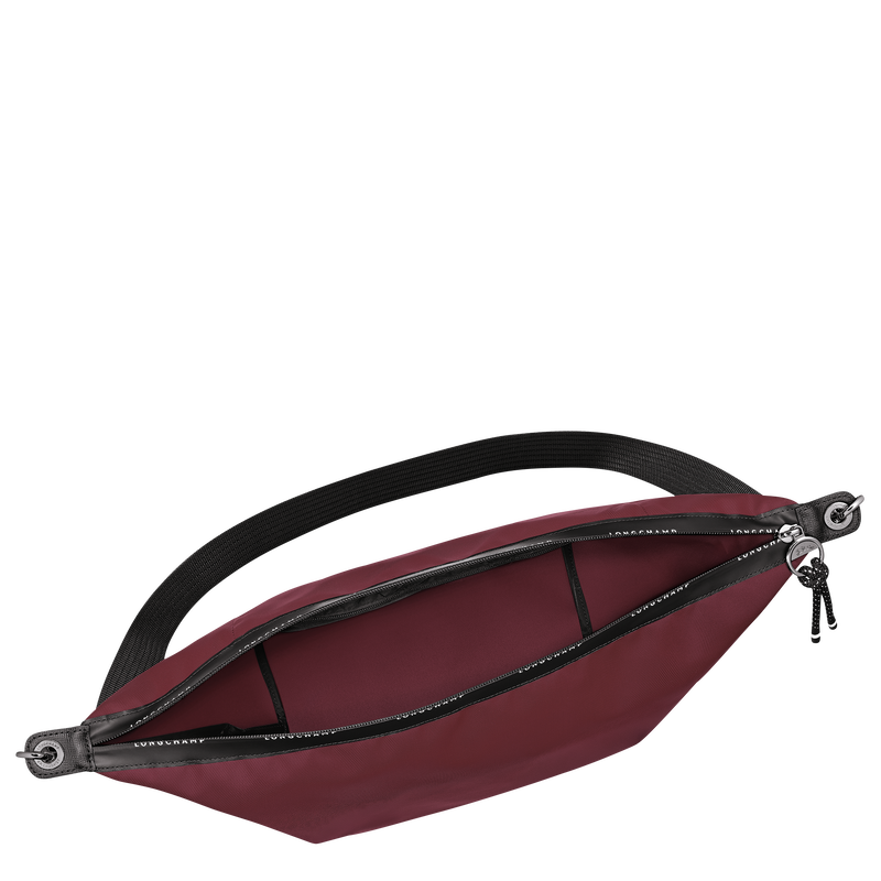 Le Pliage Energy M Crossbody bag , Burgundy - Canvas  - View 5 of  5