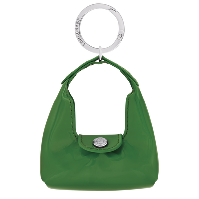Le Pliage Xtra Key ring , Matcha - Leather