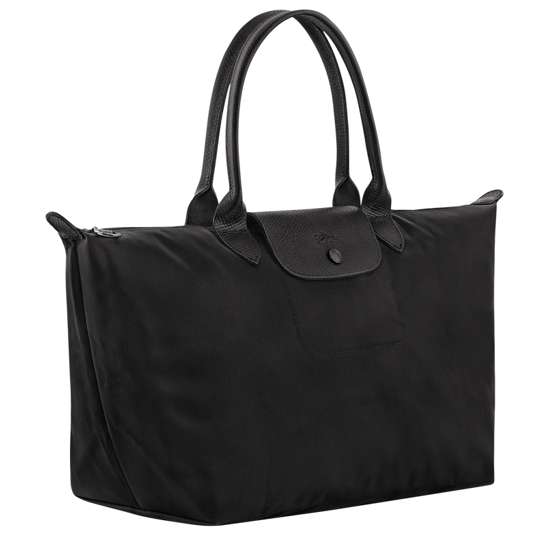 Le Pliage One L Handbag , Black - Recycled canvas  - View 3 of  8