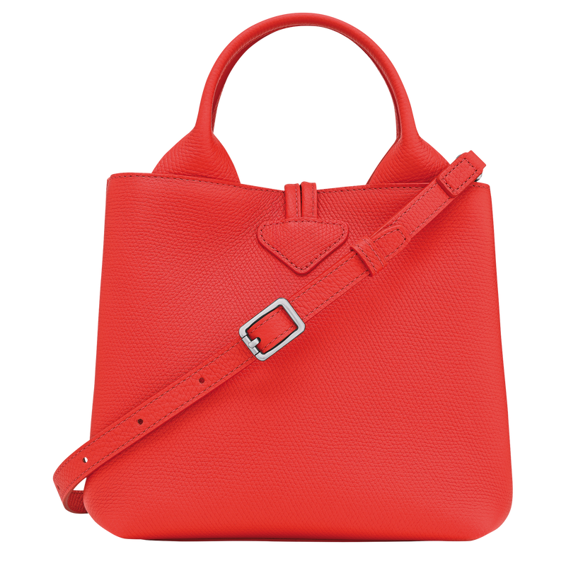 Le Roseau S Handbag , Vermilion - Leather  - View 4 of  7