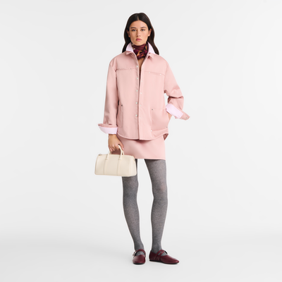 Daylong M Handbag , Ecru - Leather