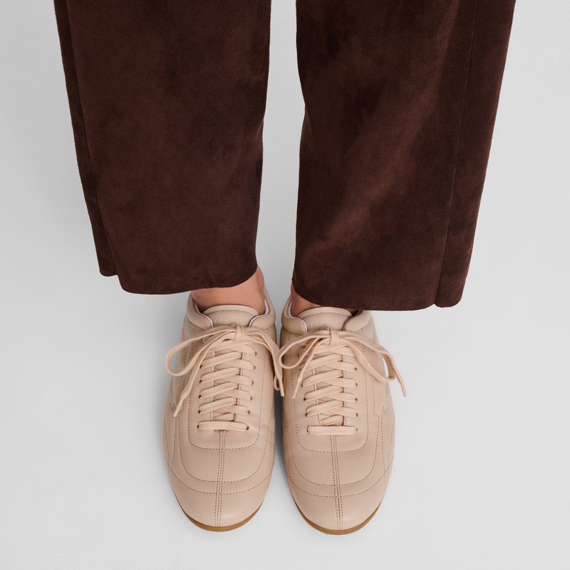 On-The-Go Sneakers , Cream - Leather  - View 2 of  7