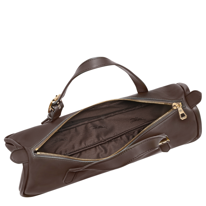 Looong Shoulder bag , Mocha - Leather  - View 5 of  6
