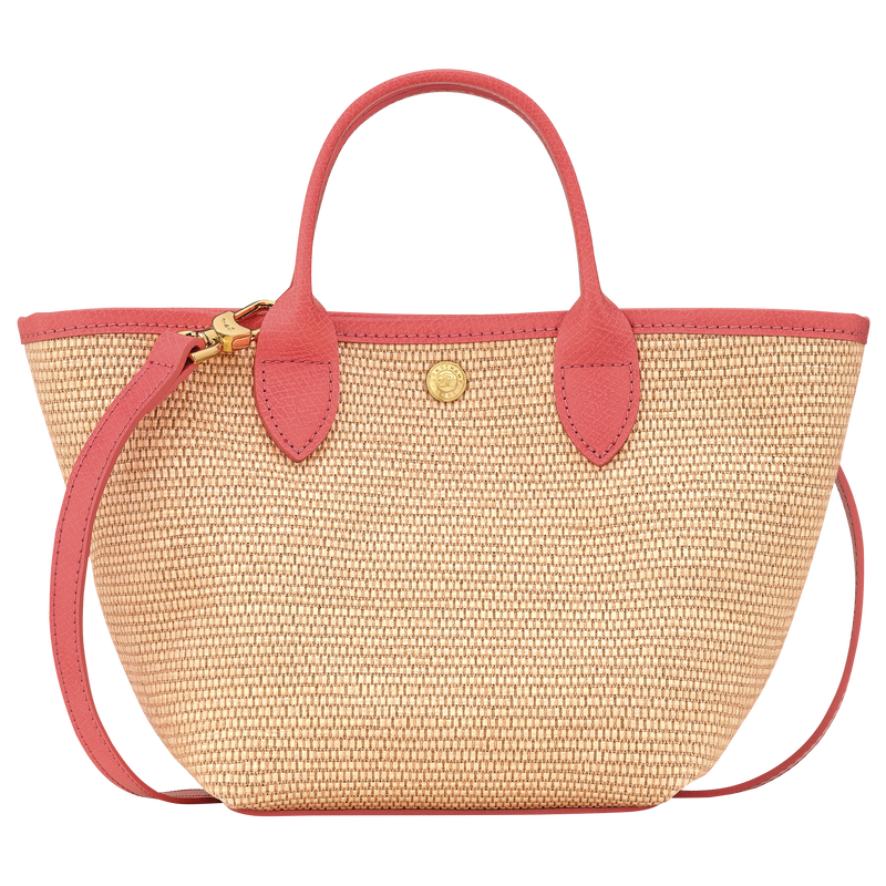 Le Pliage Collection XS Basket bag , Blush - Canvas  - View 4 of  6