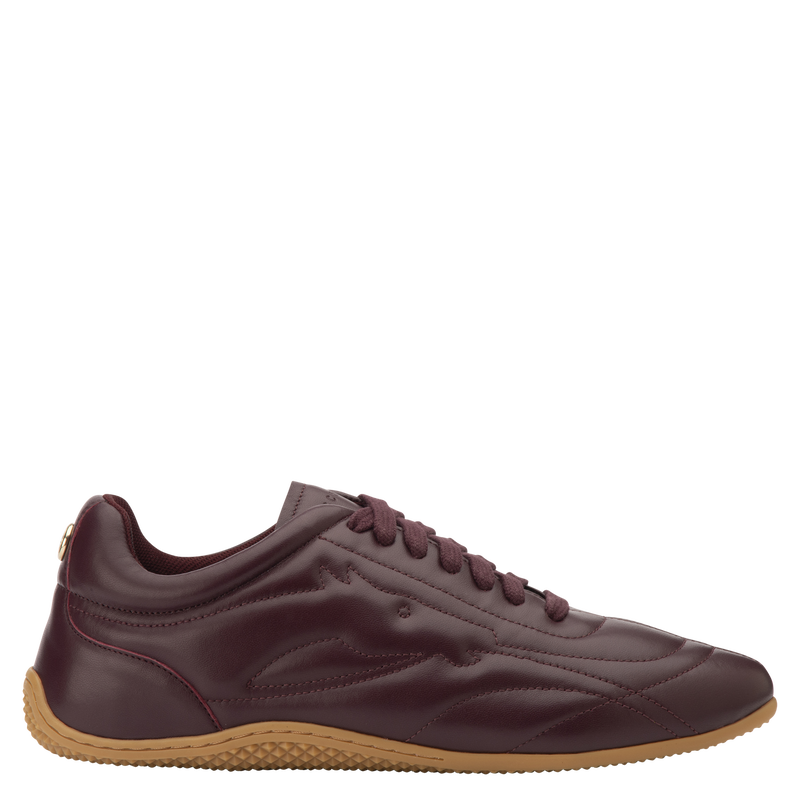 On-The-Go Sneakers , Burgundy - Leather  - View 1 of  7