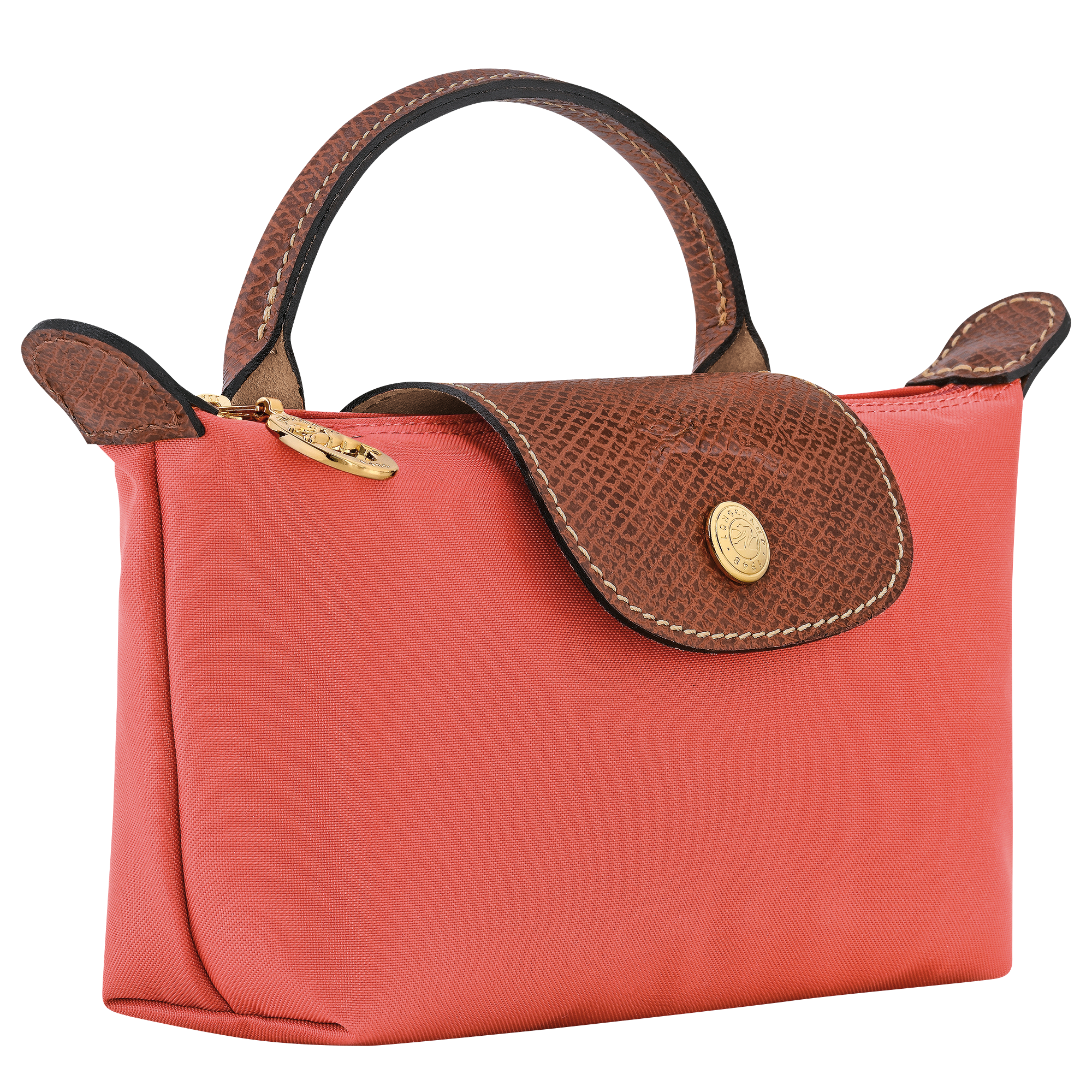 Le Pliage Original Pouch with handle, Strawberry