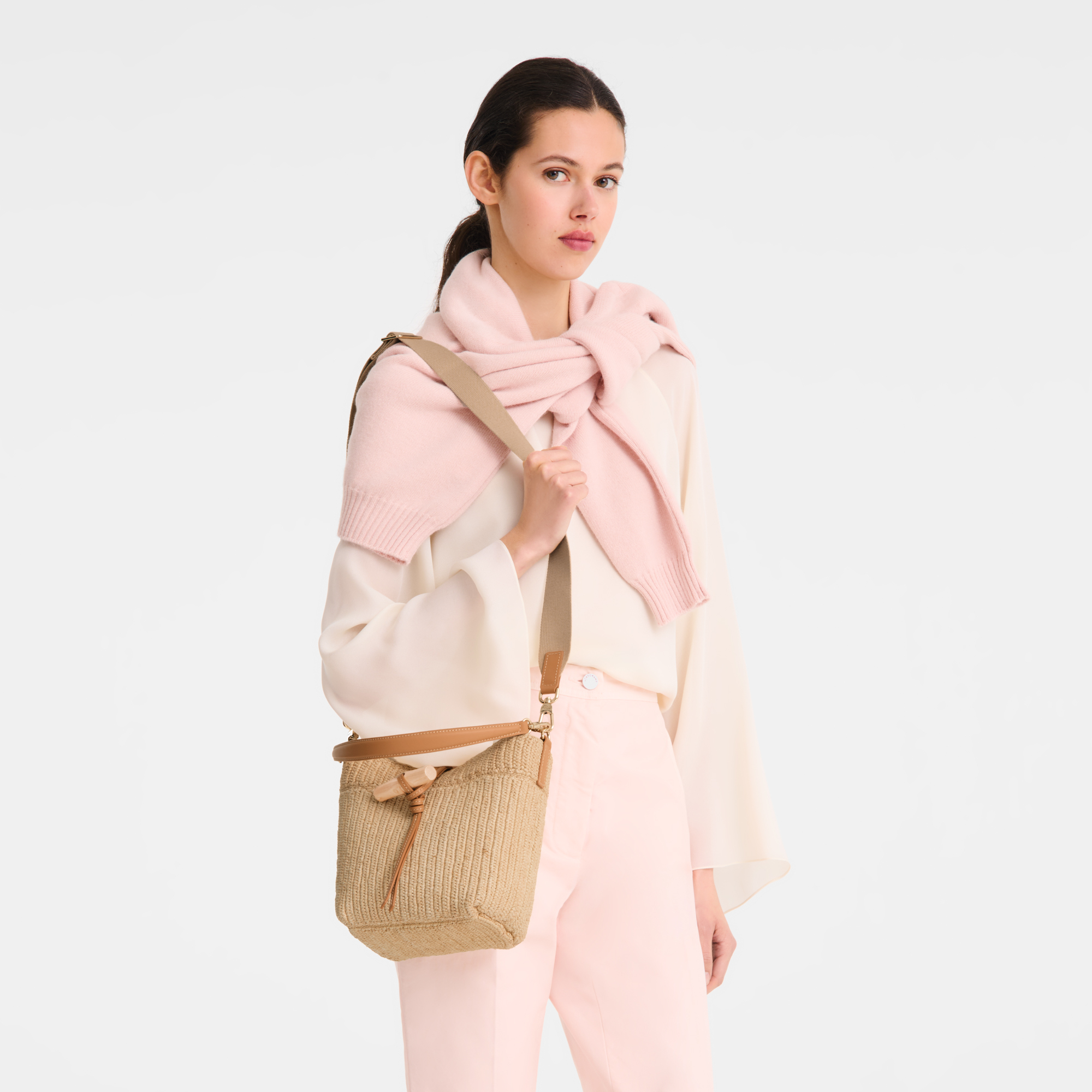Le Roseau Bucket bag XS, Vegetal