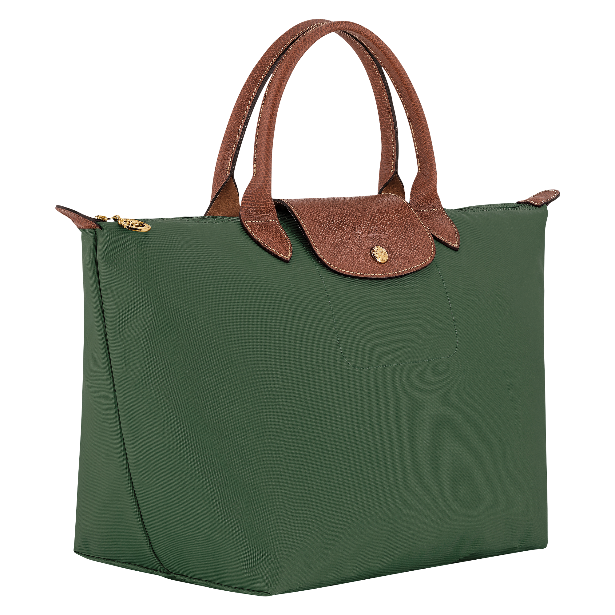 Handbag M, British Green - View 3 of
6 - zoom in Le Pliage Original Handbag M, British Green