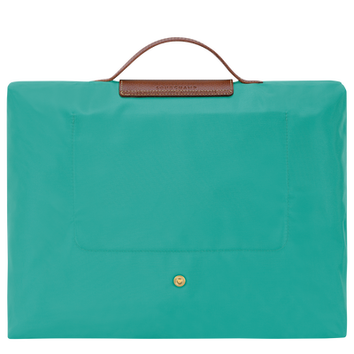 Le Pliage Original Briefcase S, Turquoise