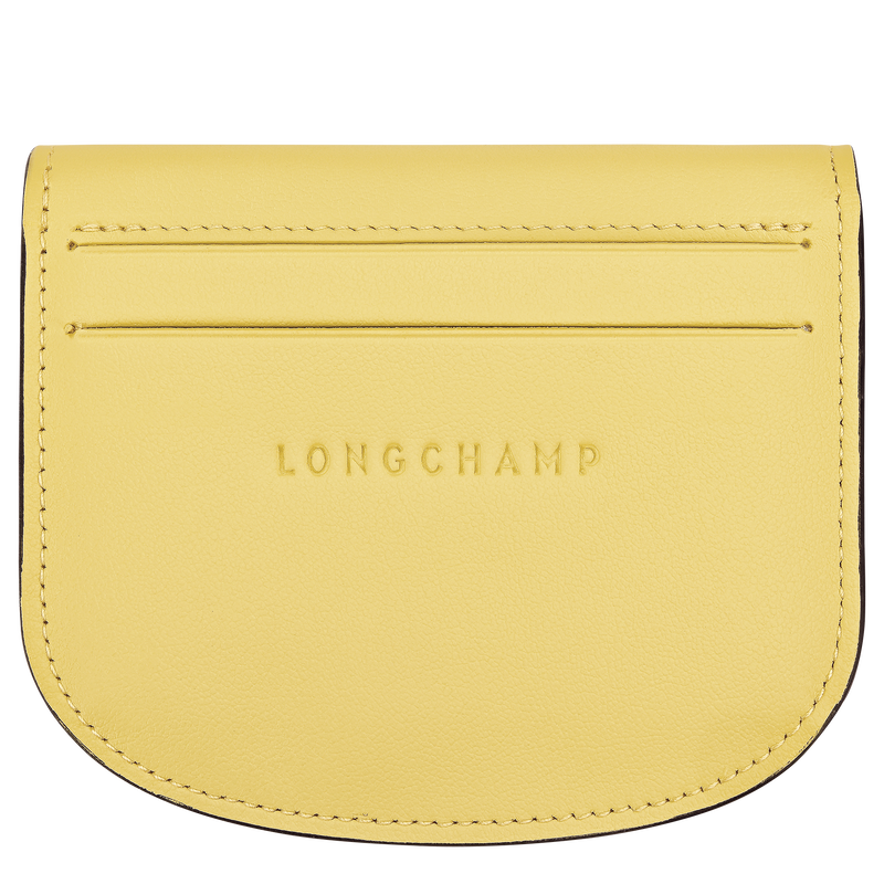 Le Pliage Xtra Card holder , Lime - Leather  - View 2 of  3