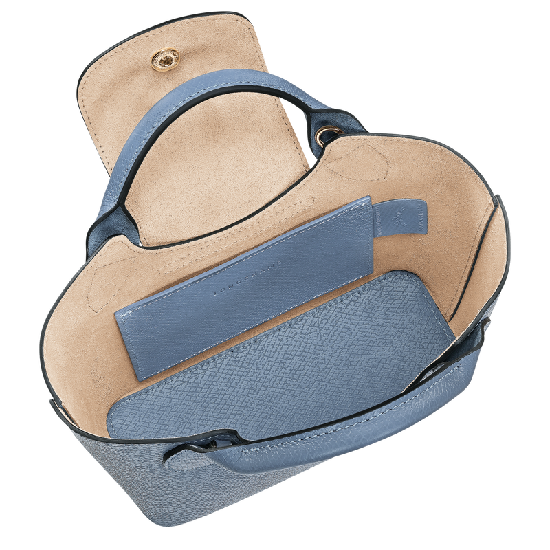 Épure XS Tote bag , Slate - Leather  - View 5 of  6