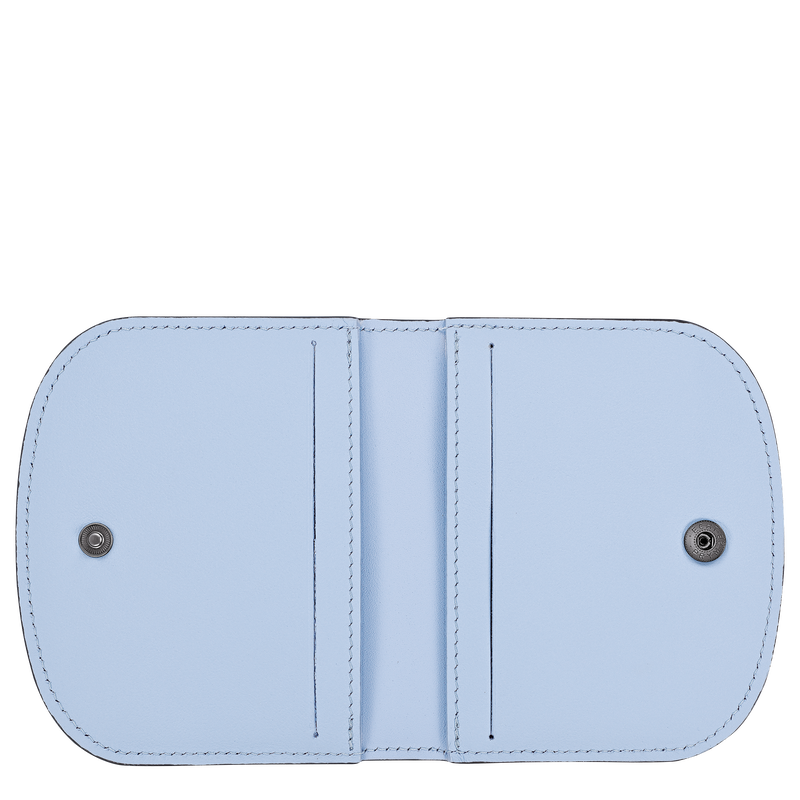Le Pliage Xtra Card holder , Wave - Leather  - View 3 of  3