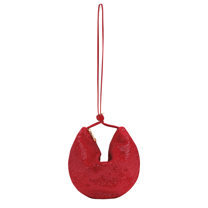Le Roseau S Clutch , Red - Canvas  - View 5 of  6