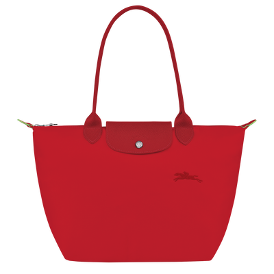 Le Pliage Green Tote bag M, Tomato