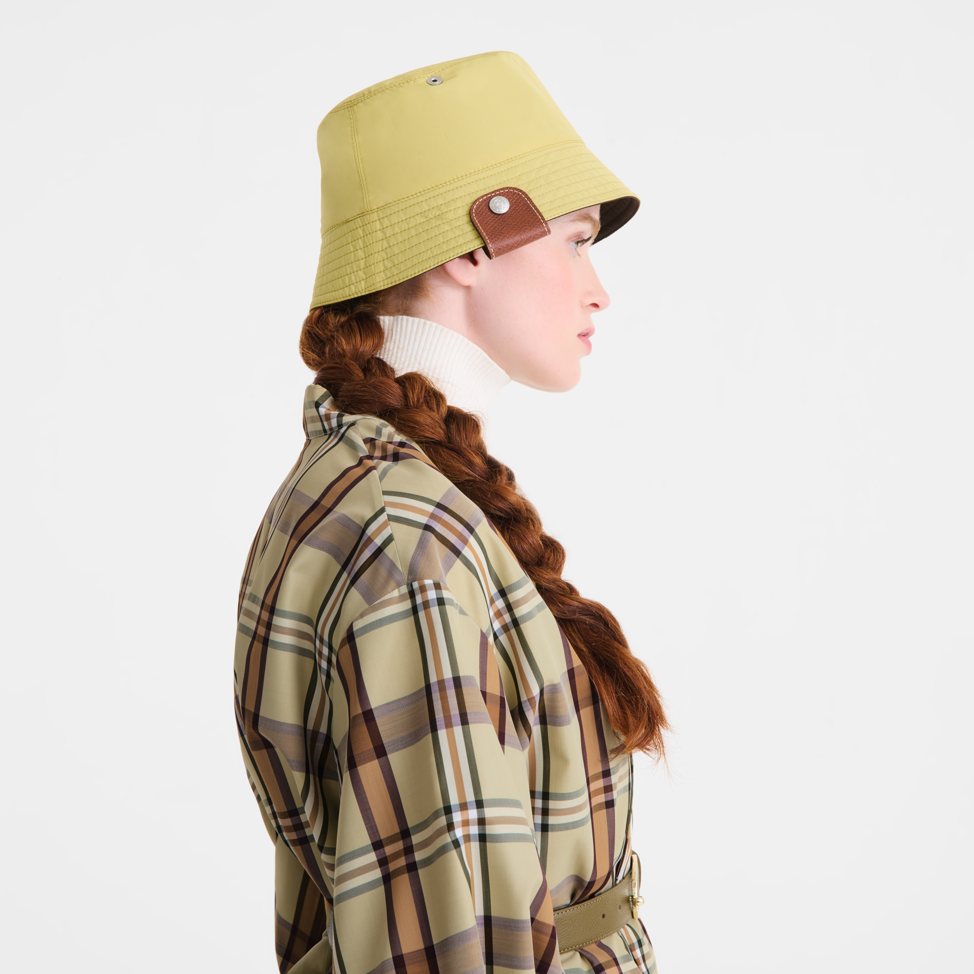 null Reversible bucket hat, Mocha/Pistachio