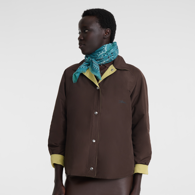 French Bandana Stole , Mint/Lagoon - Wool blend