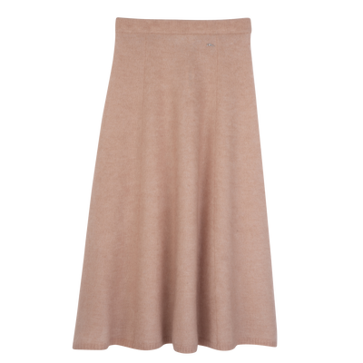 Midi skirt , Pink Tea - Knit