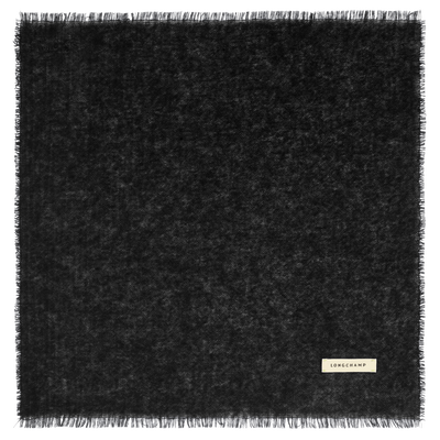 L'Hiver en douceur Stole , Black - Cashmere