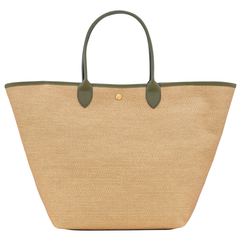 Le Pliage Collection L Basket bag , Artichoke - Canvas  - View 4 of  5