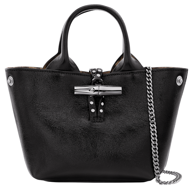 Le Roseau XS Handbag , Black - Leather  - View 5 of  7