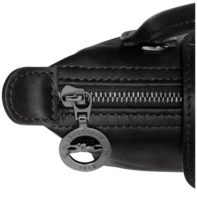 Le Pliage Xtra XS Pouch , Black - Leather  - View 5 of  5
