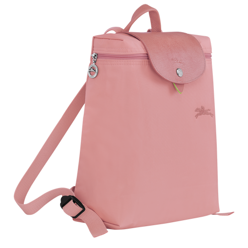 Longchamp Le Pliage Green Petal Pink Shoulder Bag S