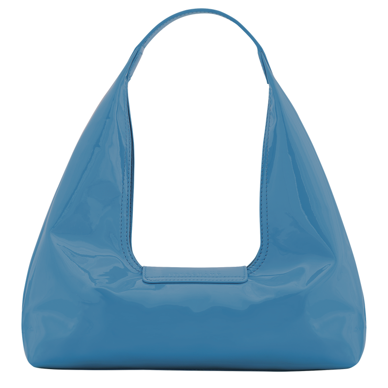 Le Pliage Xtra M Shoulder bag , Azure - Leather  - View 3 of  3