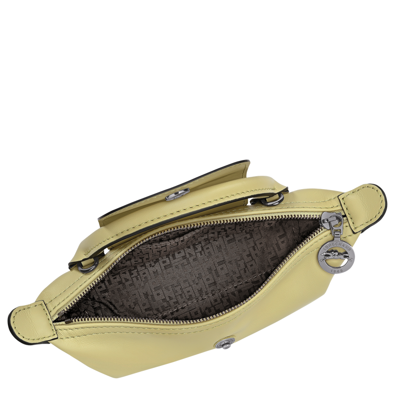 Le Pliage Xtra XS Pouch , Pistachio - Leather  - View 5 of  6