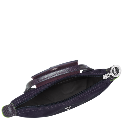 Le Pliage Green Pouch with handle, Bilberry