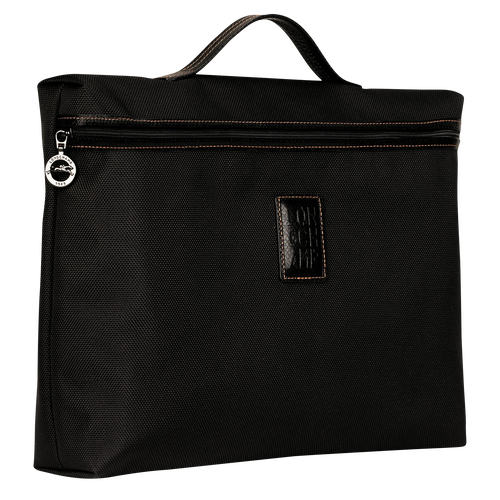 Boxford S Briefcase , Black - Canvas - View 3 of  4
