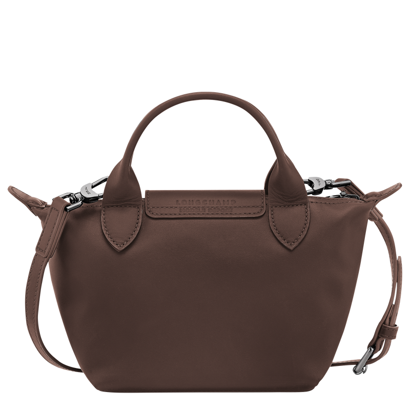 Le Pliage Xtra XS Handbag , Mocha - Leather  - View 3 of  5