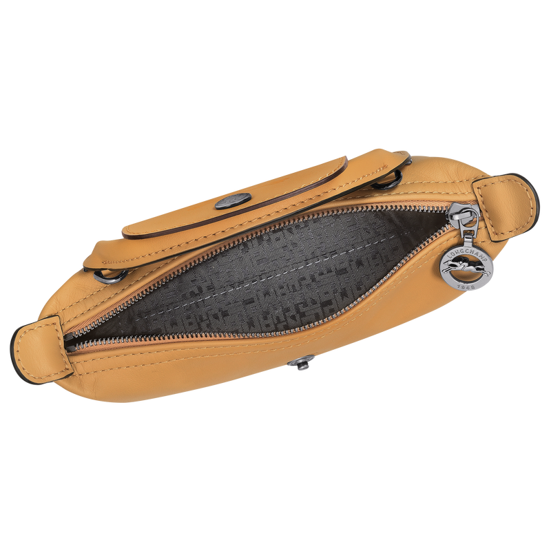 Le Pliage Xtra XS Pouch , Honey - Leather  - View 5 of  6