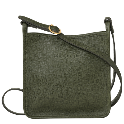 Le Foulonné S Crossbody bag , Khaki - Leather