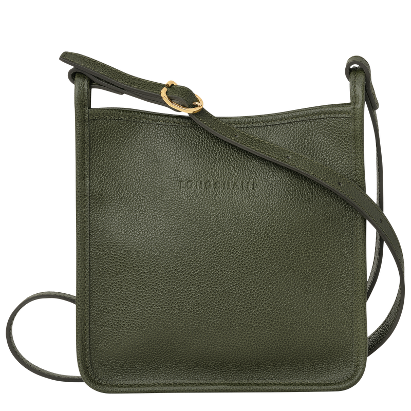 Le Foulonné S Crossbody bag , Khaki - Leather  - View 1 of  5