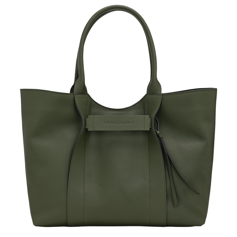 Longchamp 3D Shoulder bag , Khaki - Leather  - View 1 of  5