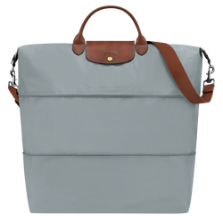 Le Pliage Original Travel bag expandable , Steel - Recycled canvas