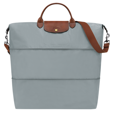 Le Pliage Original Travel bag expandable , Steel - Recycled canvas