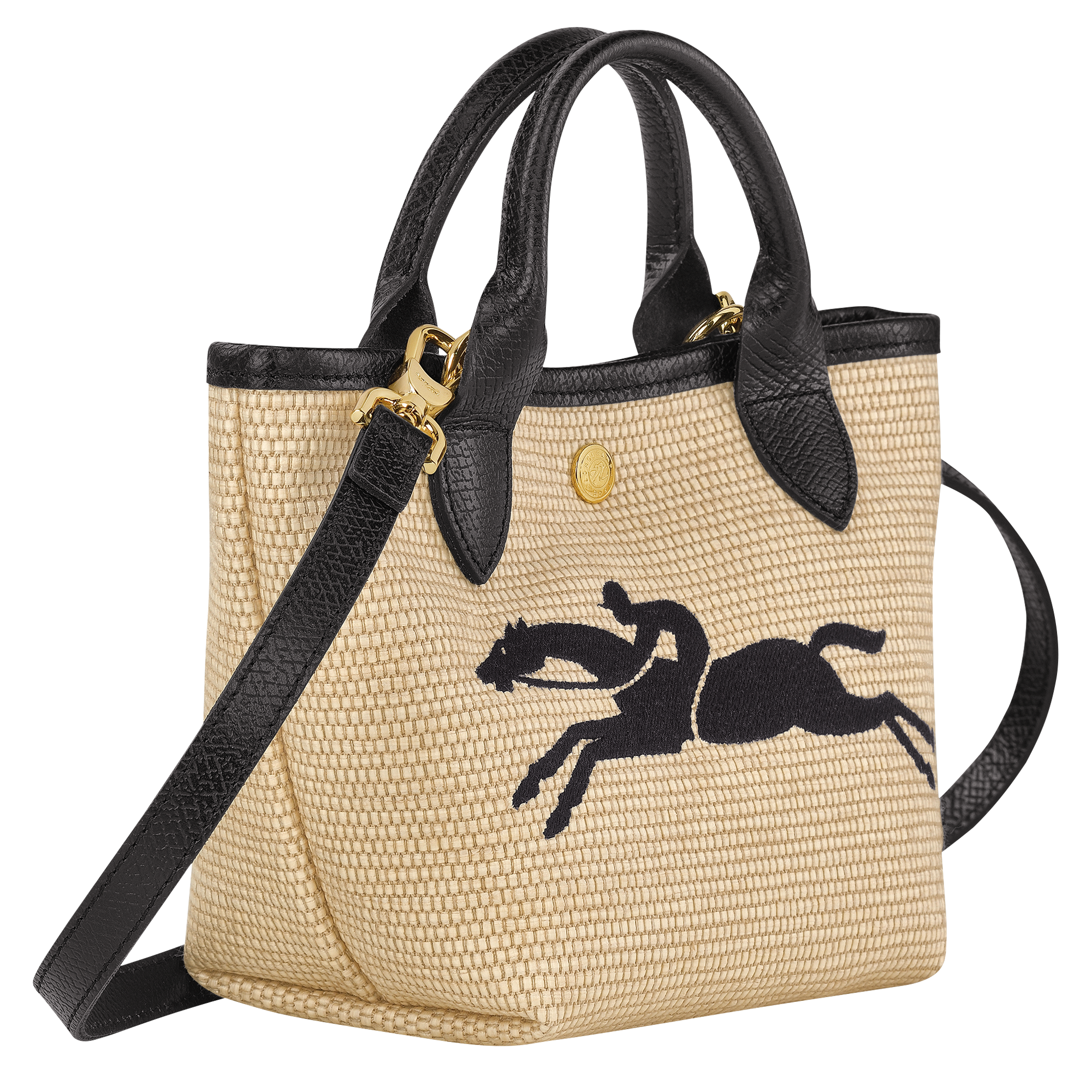 Le Pliage Paris - Saint-Tropez Bucket bag Black - Canvas 