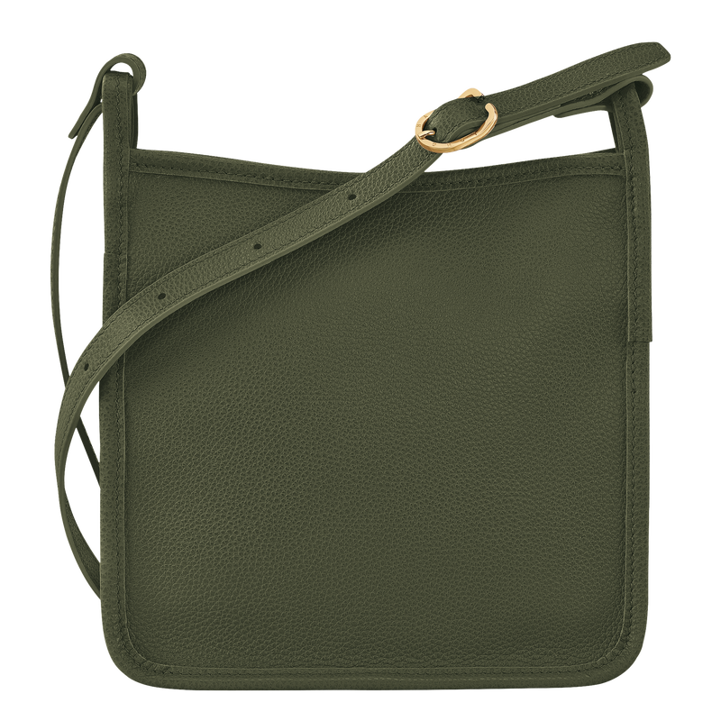 Le Foulonné S Crossbody bag , Khaki - Leather  - View 4 of  5