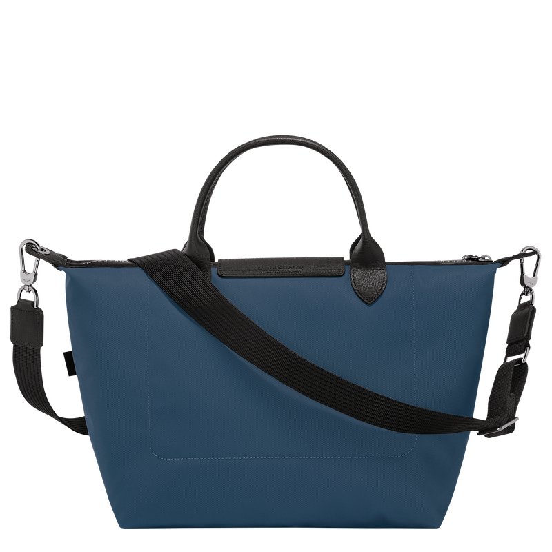 Le Pliage Energy L Handbag , Ink blue - Recycled canvas  - View 4 of  4