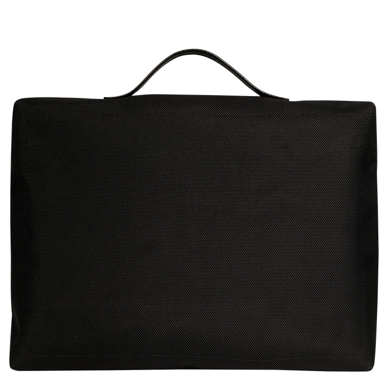 Boxford S Briefcase , Black - Recycled canvas  - View 4 of  4
