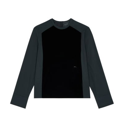 Blouse , Black - Velvet